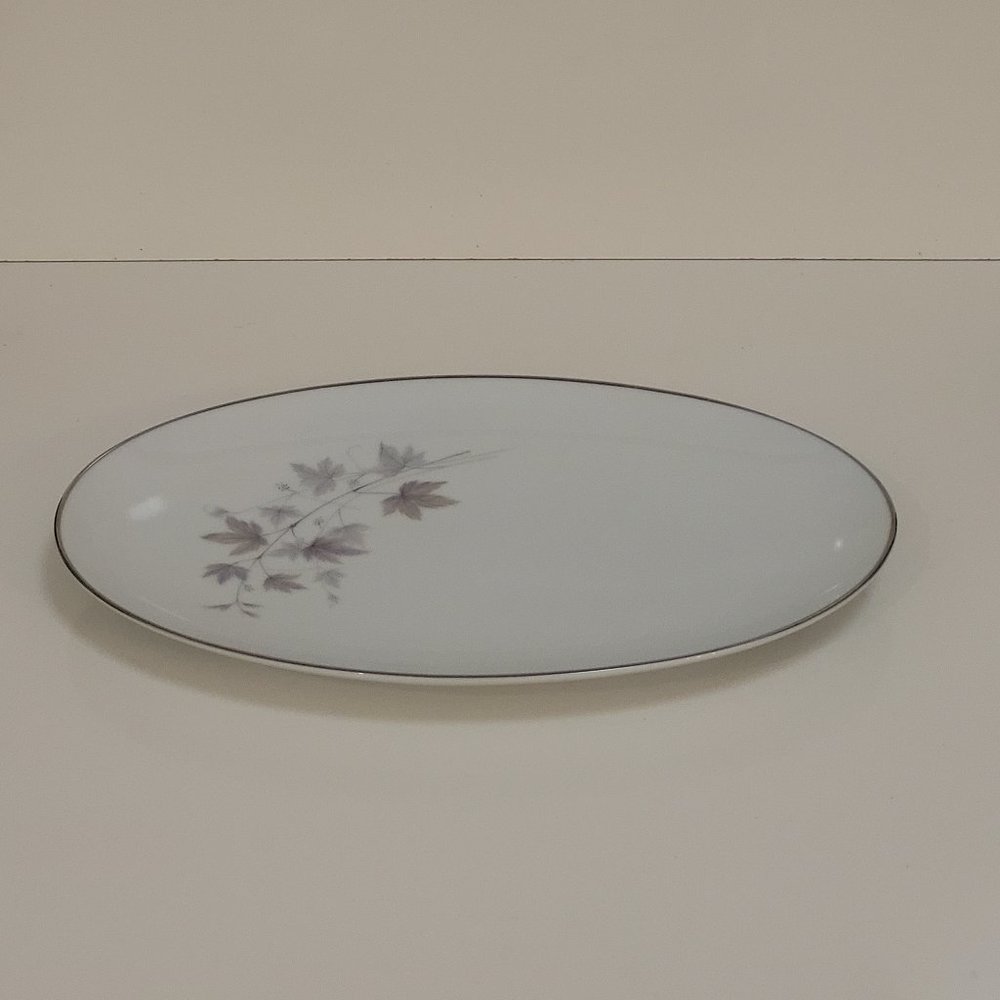 Noritake - Harwood 6312 - 12" Oval Serving Dish Japanese Vintage China